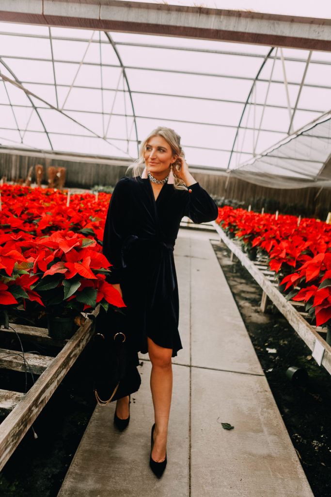 Velvet Blue Dress | Lookbook | The Cutest New Years Eve Looks featured by top Texas fashion blogger Audrey Madison Stowe