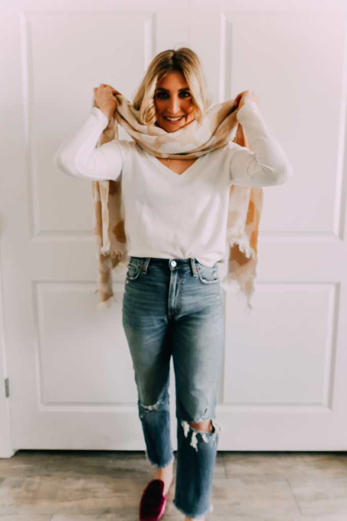 Abercrombie & Fitch | Express | Back to Basics: How To Wear A Scarf 3 Ways | featured by top Texas fashion blogger Audrey Madison Stowe