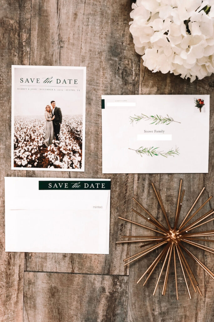 Save The Date Ideas featured by top US lifestyle blogger Audrey Madison Stowe