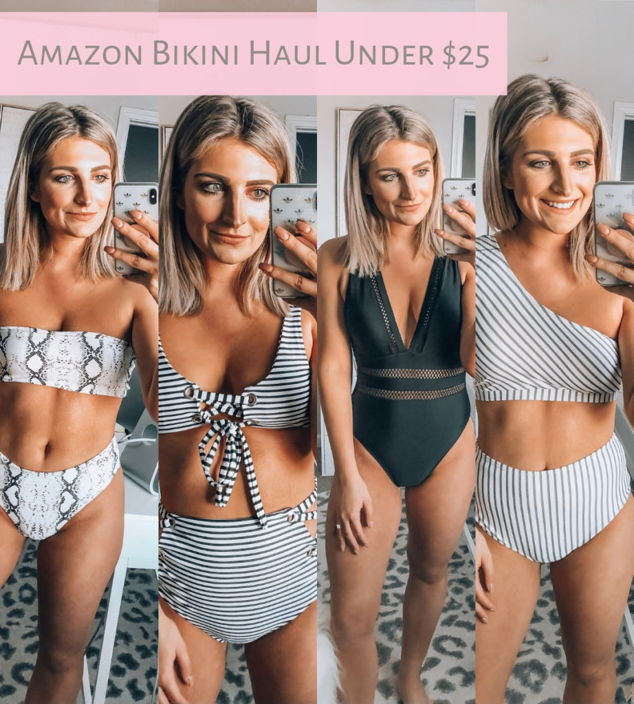 Amazon Swimsuits Under $25 | Affordable bikinis | Audrey Madison Stowe a fashion and lifestyle blogger