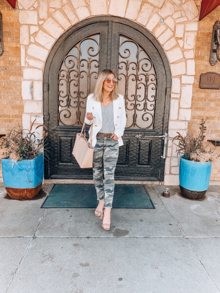 Two Ways To Style a White Blazer | Lubbock, Texas Bloggers | Audrey Madison Stowe a fashion and lifestyle blogger