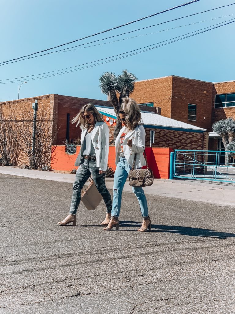 Two Ways To Style a White Blazer | Lubbock, Texas Bloggers | Audrey Madison Stowe a fashion and lifestyle blogger