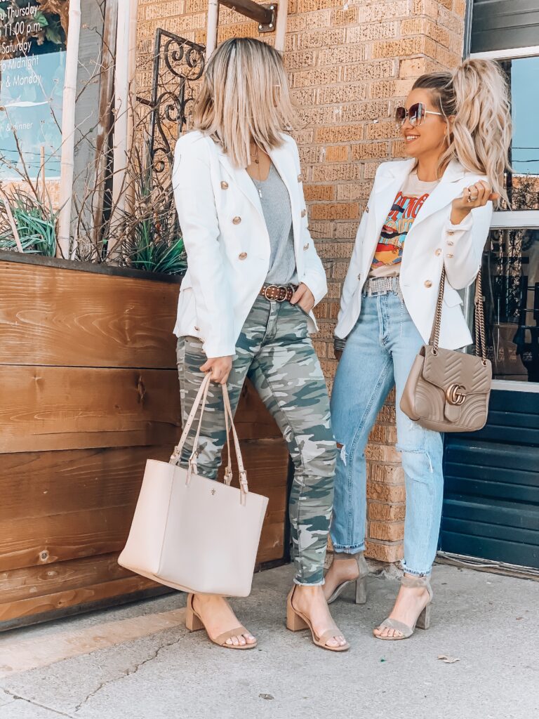 Two Ways To Style a White Blazer | Lubbock, Texas Bloggers | Audrey Madison Stowe a fashion and lifestyle blogger