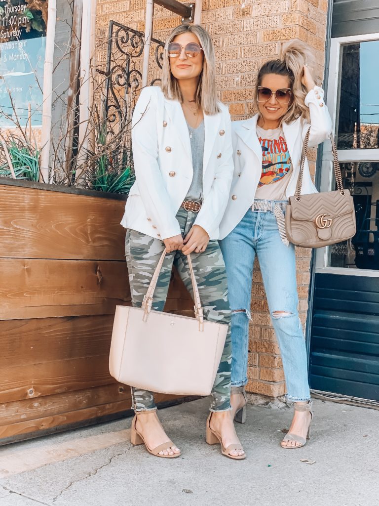 Two Ways To Style a White Blazer | Lubbock, Texas Bloggers | Audrey Madison Stowe a fashion and lifestyle blogger