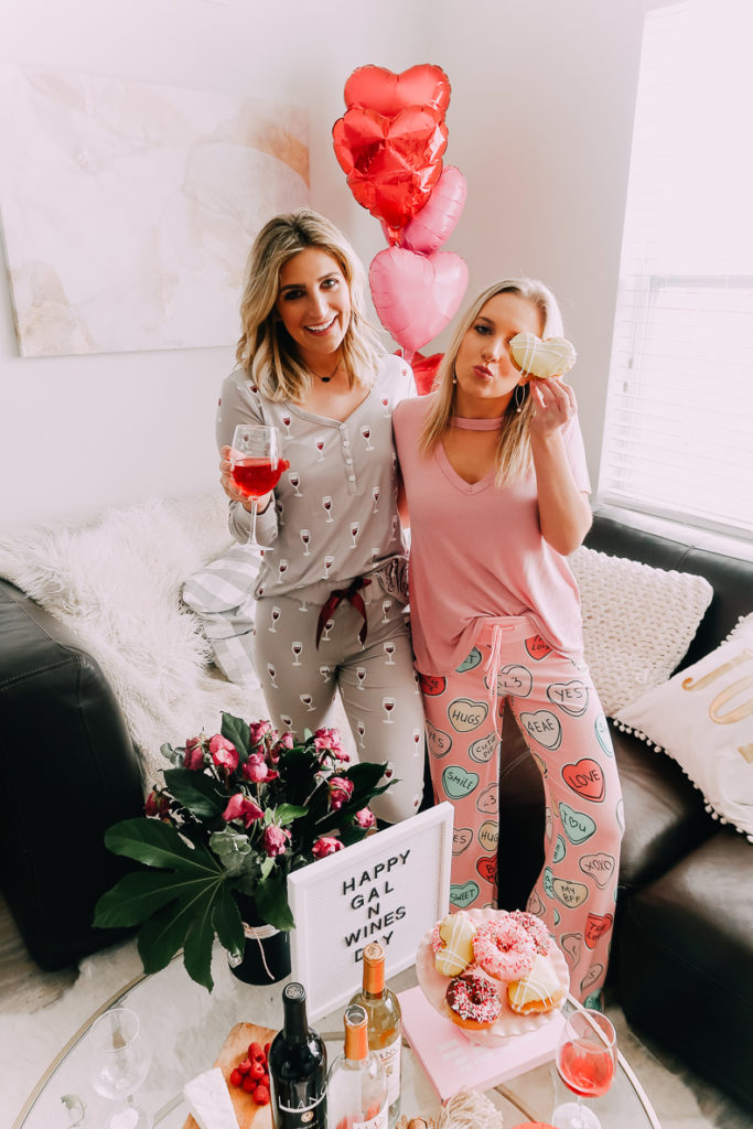 How to Throw a fun Galentine's Pajama Night In | Galentine's Day | Audrey Madison stowe a fashion and lifestyle blogger