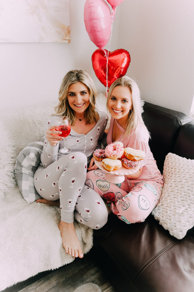 How to Throw a fun Galentine's Pajama Night In | Galentine's Day | Audrey Madison stowe a fashion and lifestyle blogger