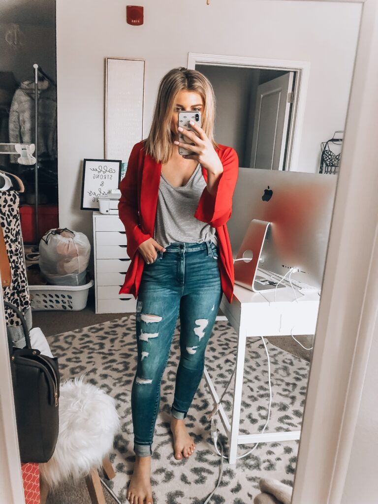 Spring Denim Styles | Abercrombie Jeans | Audrey Madison Stowe a fashion and lifestyle blogger