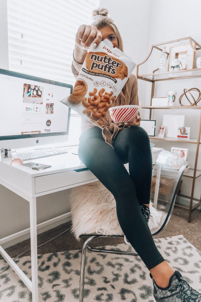 My Favorite Healthy Desk Snacks | Nutterpuffs | Audrey Madison Stowe a fashion and lifestyle blogger