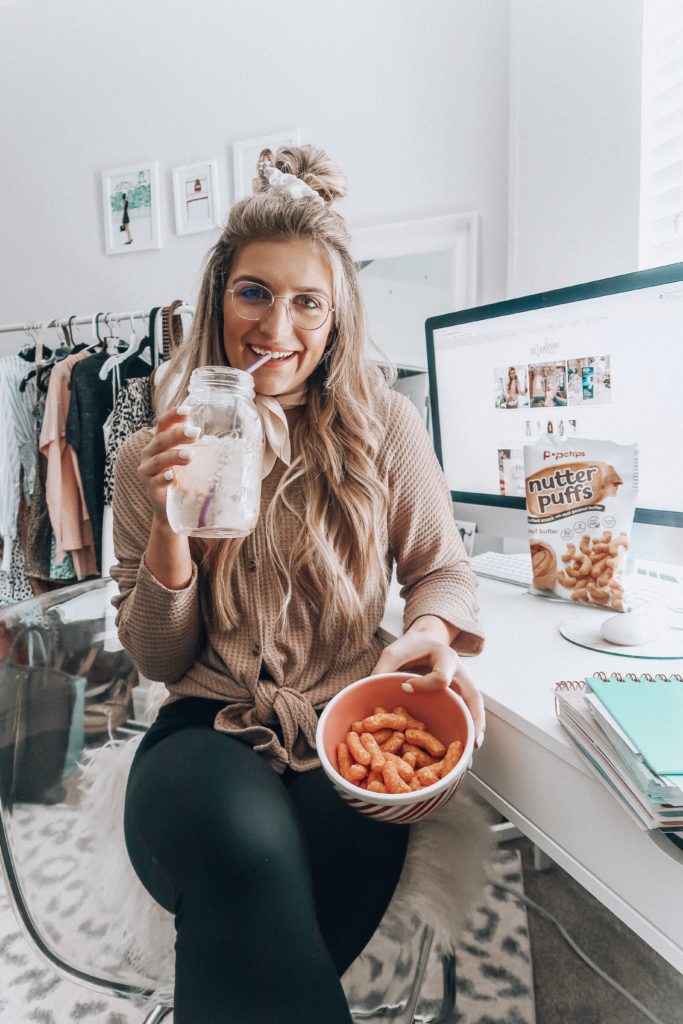 My Favorite Healthy Desk Snacks | Nutterpuffs | Audrey Madison Stowe a fashion and lifestyle blogger