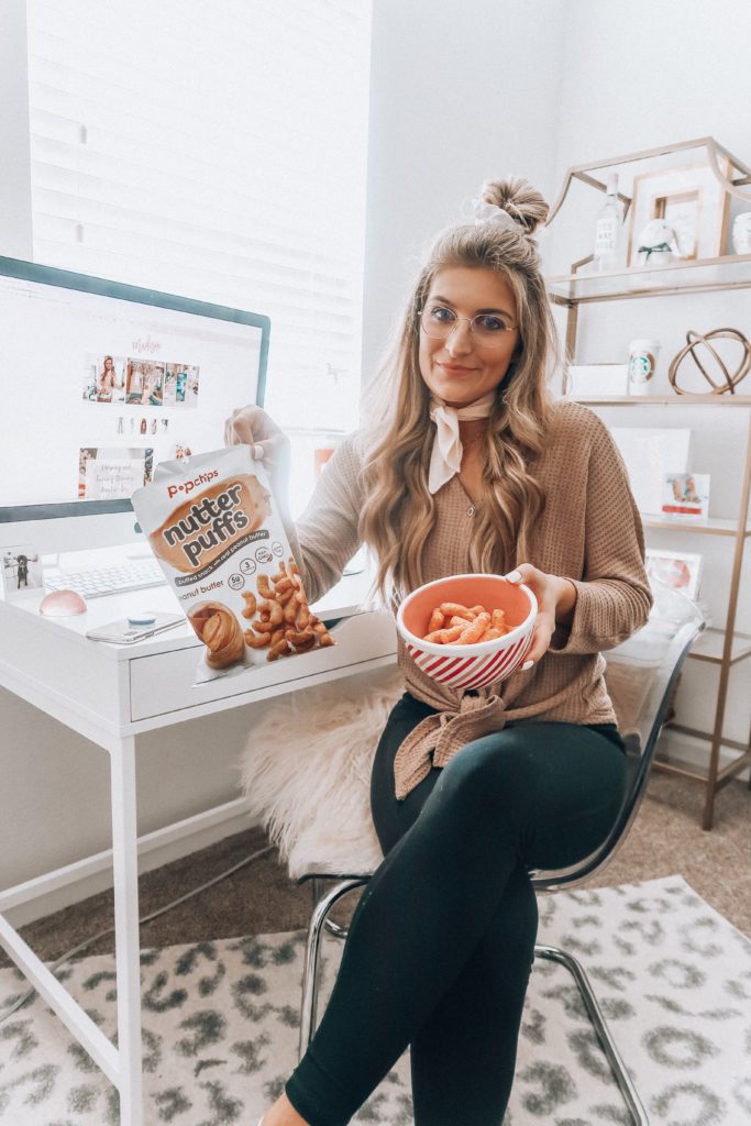 My Favorite Healthy Desk Snacks | Nutterpuffs | Audrey Madison Stowe a fashion and lifestyle blogger