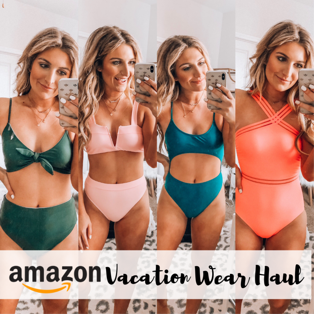 Amazon Vacation Wear Haul Under $30 | Cute bikinis and coverups | Audrey Madison Stowe a fashion and lifestyle blogger