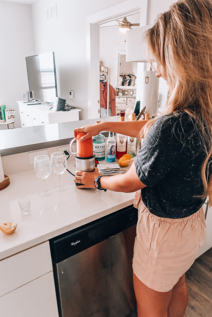 Boozy Frosè Recipe for National Wine Day | Audrey Madison Stowe a fashion and lifestyle blogger