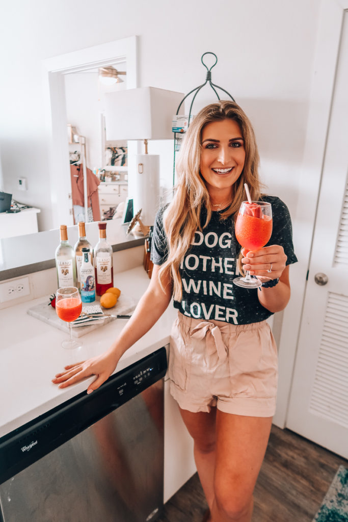 Boozy Frosè Recipe for National Wine Day | Audrey Madison Stowe a fashion and lifestyle blogger