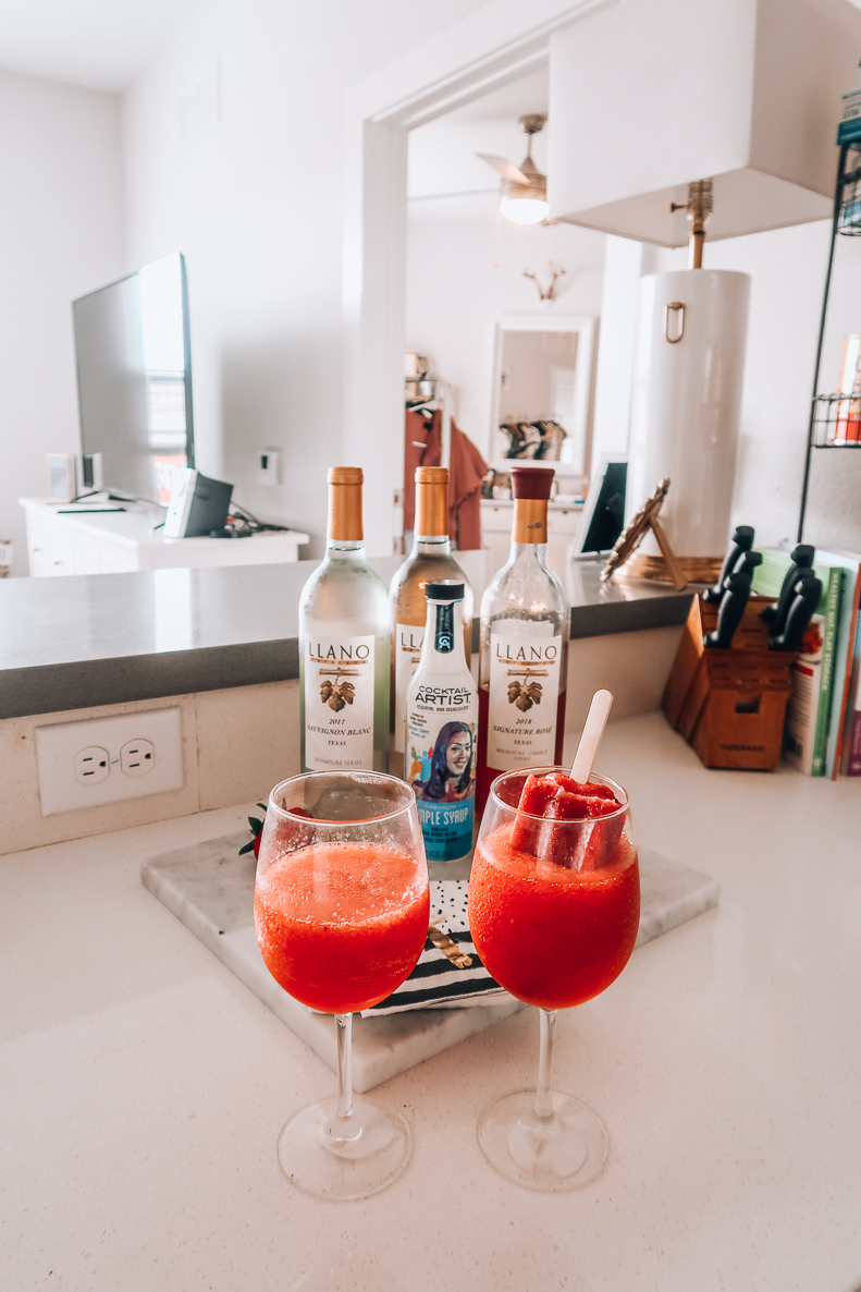 Boozy Frosè Recipe for National Wine Day | Audrey Madison Stowe a fashion and lifestyle blogger