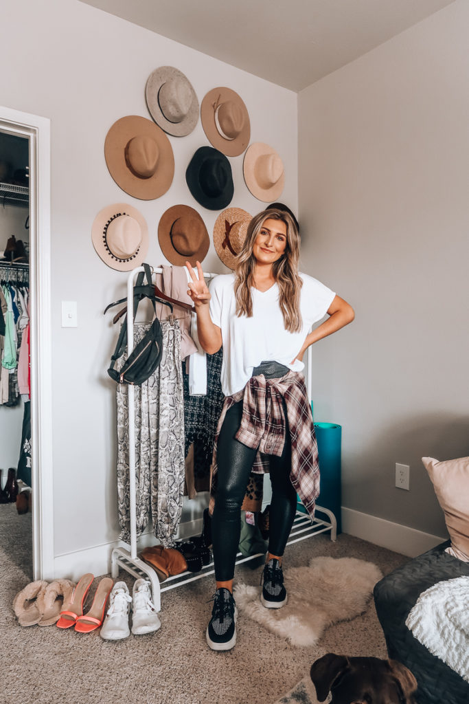 10 Ways To Style A White Tee This Fall | Audrey Madison Stowe a fashion and lifestyle blogger in Texas