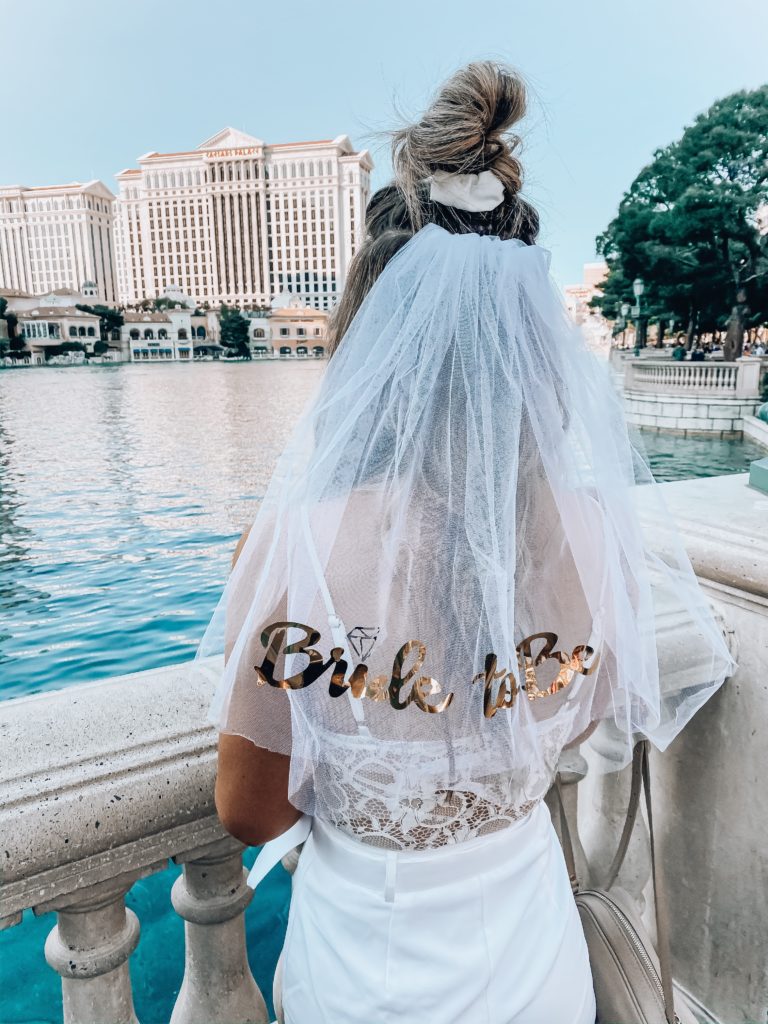 Bride to Be Bachelorette Outfit | All White Vegas Bachelorette outfits