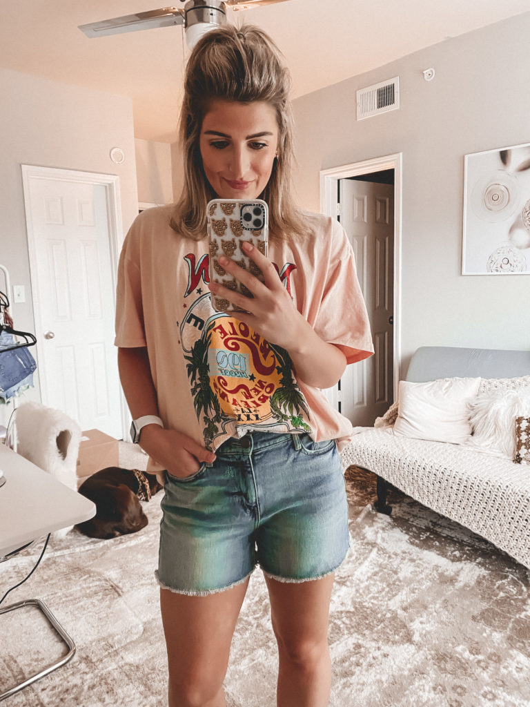 Top 4 Pairs of Denim Shorts I'm Currently Loving | Audrey Madison Stowe a fashion and lifestyle blogger