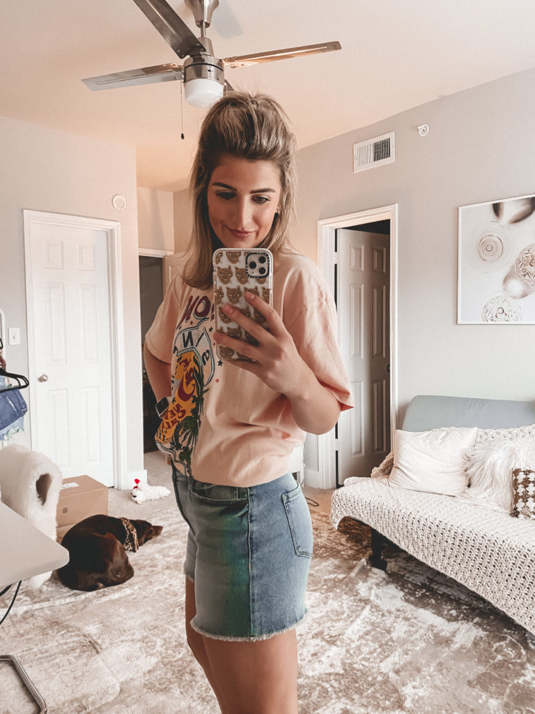 Top 4 Pairs of Denim Shorts I'm Currently Loving | Audrey Madison Stowe a fashion and lifestyle blogger