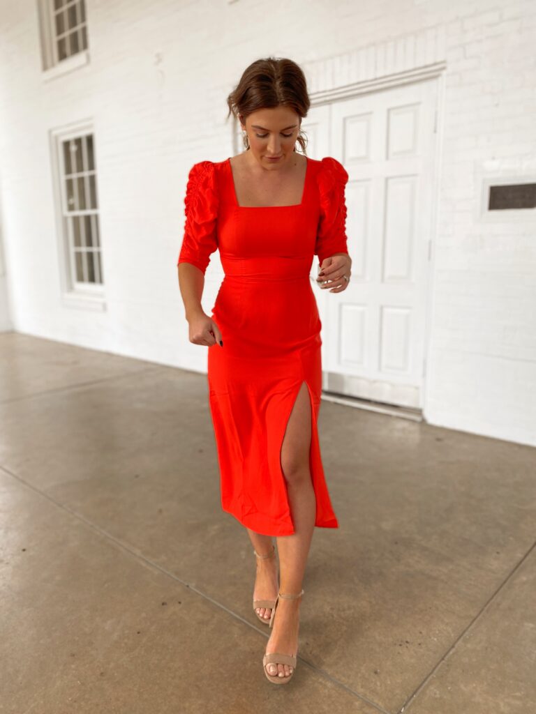 Valentine's dress or Wedding Guest Dresses From Amazon | Audrey Madison Stowe a fashion and lifestyle blogger