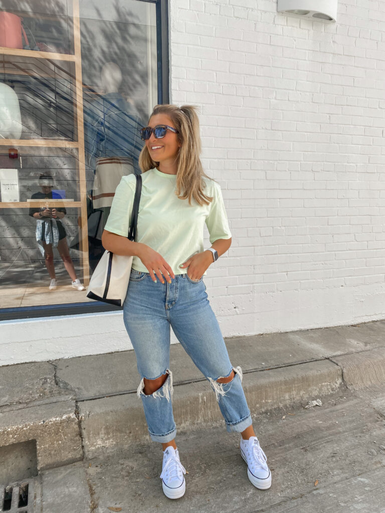 Everyday Basic Tee | Spring Staples 2021 | Audrey Madison Stowe