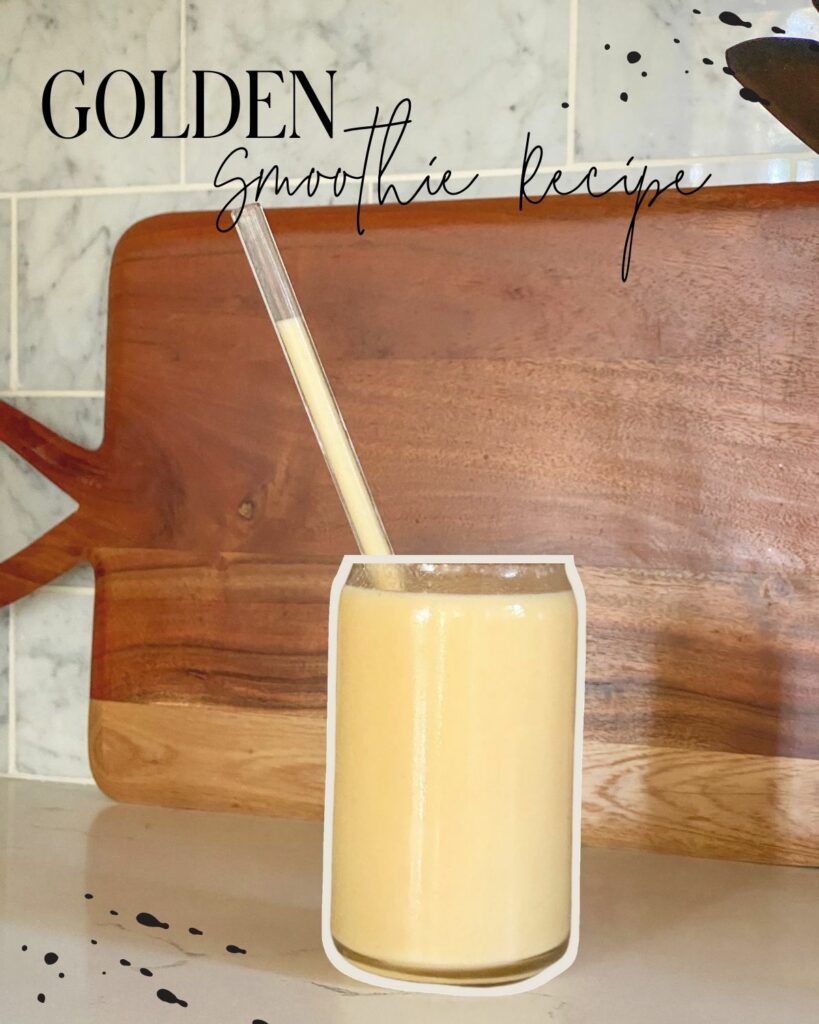 Golden Smoothie for Summer 2021