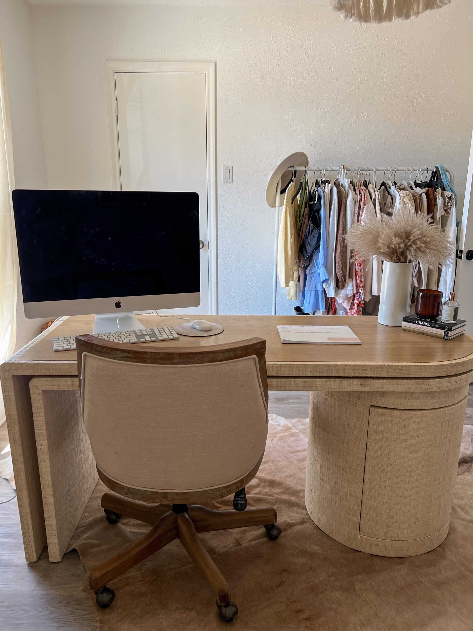 Home Office Studio Inspo | A Light Neutral Space - Audrey Madison Stowe a fashion and lifestyle blogger