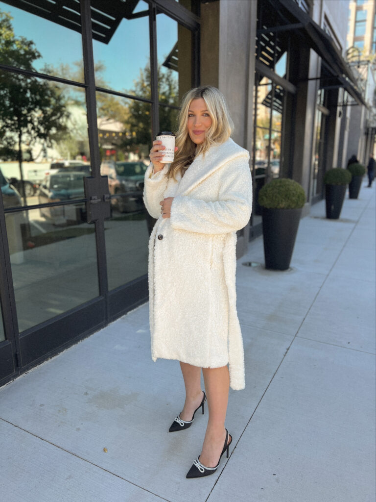 Faux fur coat under $100 