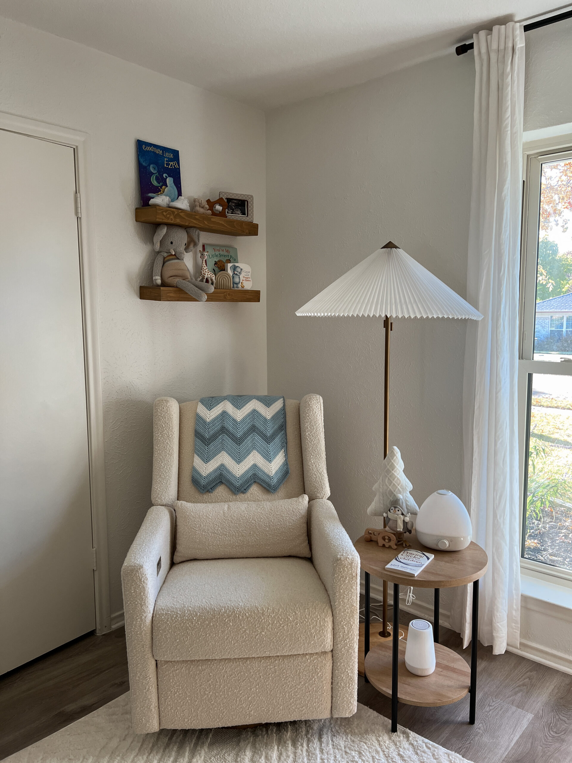 Nursery Chair | The recliner/glider we chose