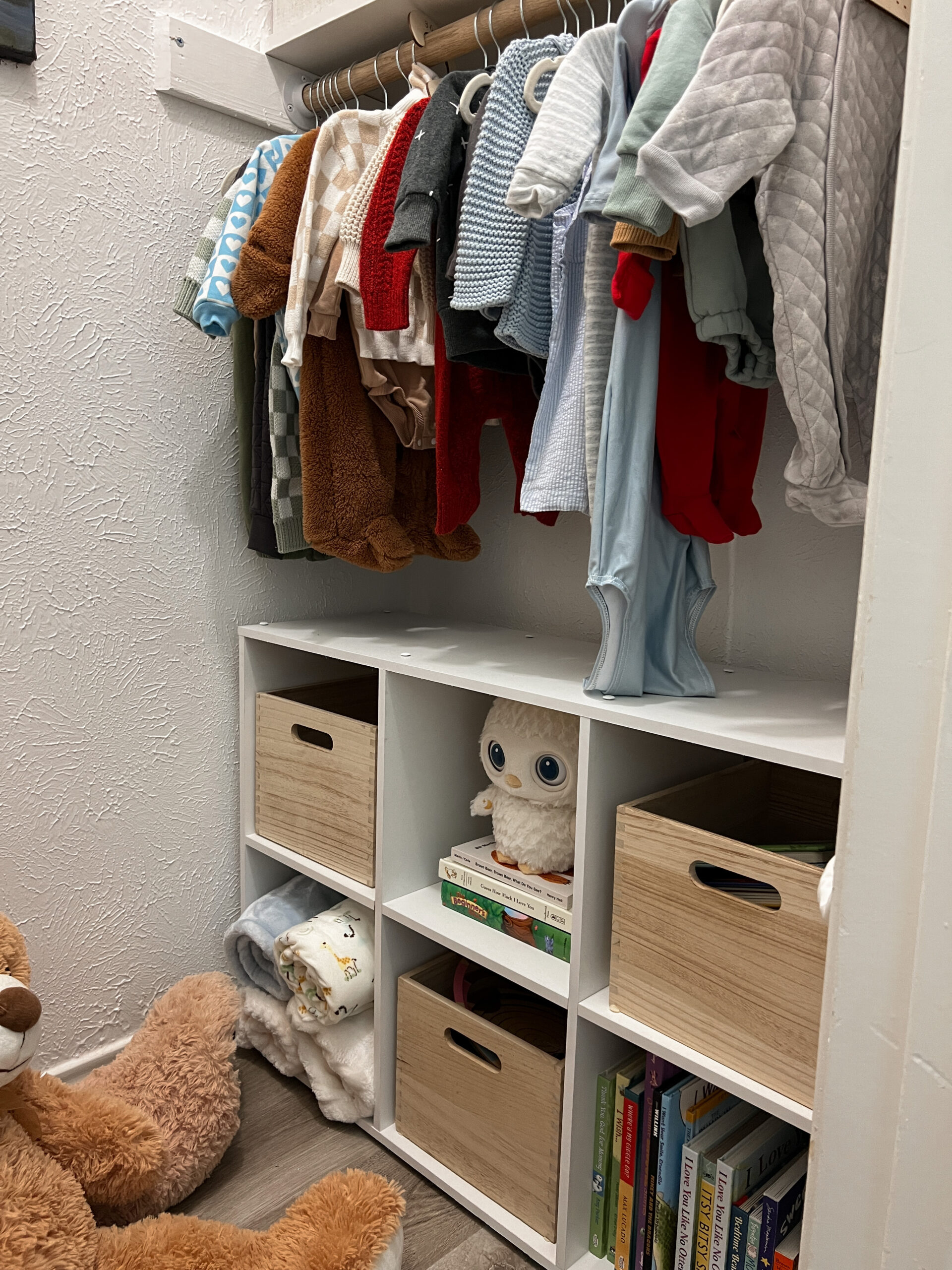 Small Nursery Closet