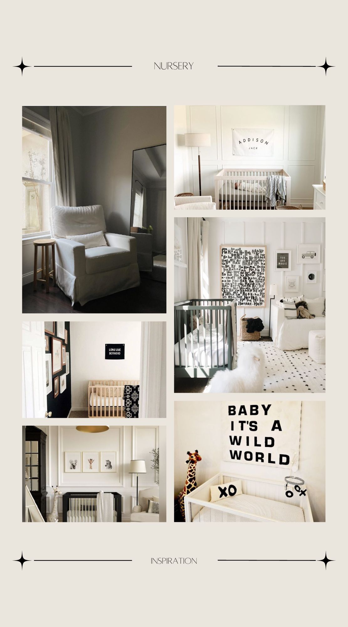 Neutral Nursery theme inspo | Audrey Madison Stowe