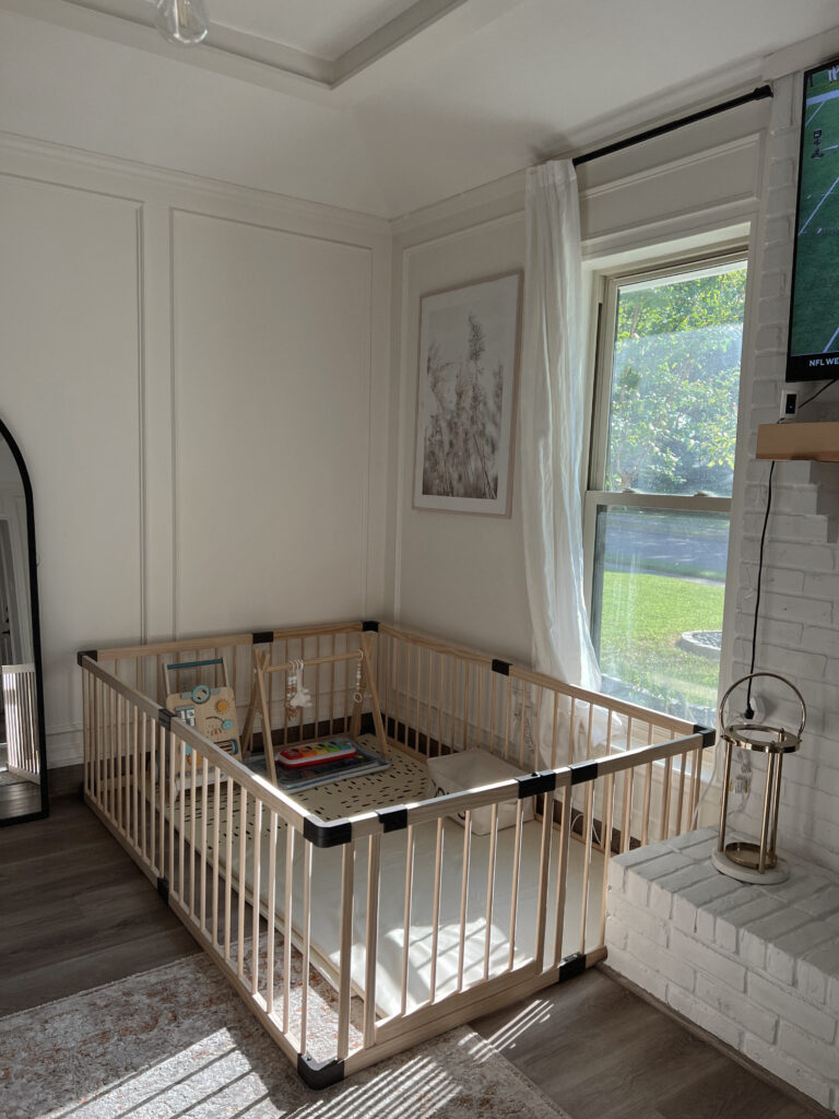 Baby playpen, aesthetic play pen