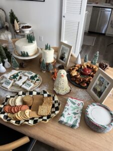 Winter Onederland table spread