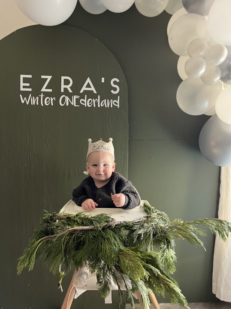 First birthday party idea: Winter Onederland