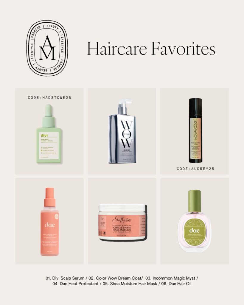 Haircare favorites | @audreymadstowe