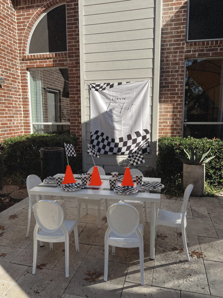 Ezra's Two fast | 2nd birthday party setup